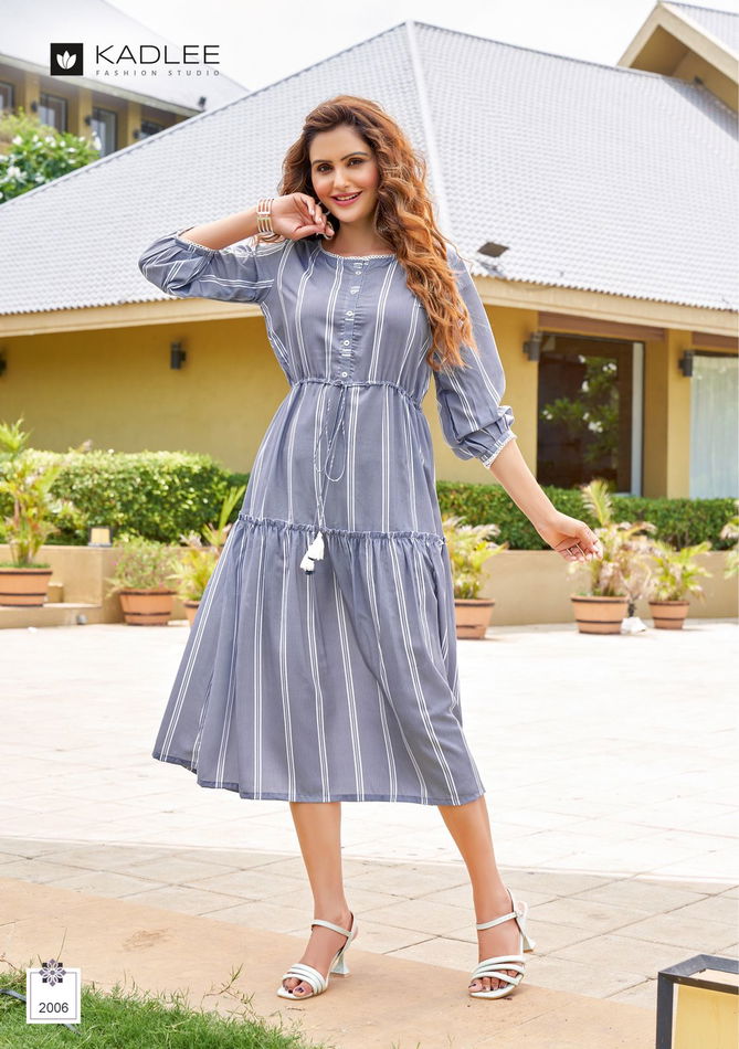 Kadlee Ashmi Fancy Party Wear Wholesale Kurti Collection